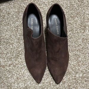 Marc Fisher Women's Dark Brown Suede Loafers